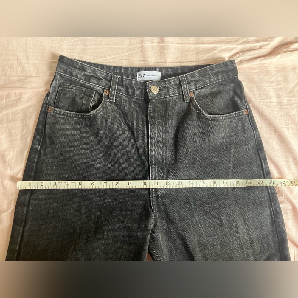 Zara Wide Leg Ripped Jeans - Picture 6 of 7